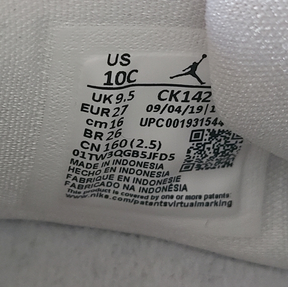 NIKE Jordan TD B'Loyal Kids Shoes - Picture 8 of 9